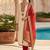 Cream embroidered salwar suit