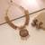 Rani & green color temple necklace set traditional finish