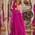 Pink Embroidered Lehenga Choli Set with Dupatta