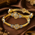 Gold Plated Designer American Diamond Bangles BD610