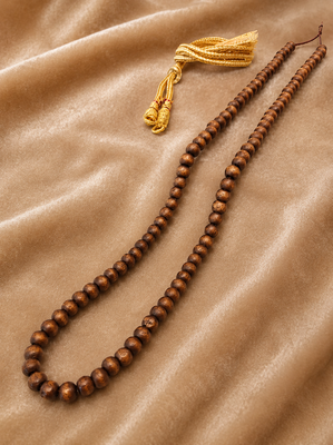 brown color beads mala 2