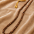 brown color beads mala