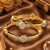 Gold Plated Designer American Diamond Bangles BD610