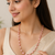 pink color beads mala