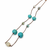blue color blue color beads mala