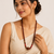brown color beads mala