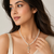 white color beads mala