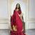 New Fancy Patch Work Maroon Color Lehenga Choli With Dupatta Set For Women's