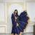 New Fancy Navy Blue Color Patch Work Lehenga Choli With Dupatta Set For Women's