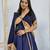 New Fancy Navy Blue Color Patch Work Lehenga Choli With Dupatta Set For Women's