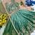 Mint green chinon silk forest embroidered work kids lehenga choli