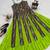 Parrot green designer lehenga with peacock embroidery