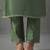 Green vichitra heavy thread embroidery work kurta pant set
