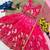 Pink chinon silk sequence embroidered work & digital print kids wedding lehenga choli
