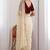 Women's satin silk saree with elegant lace border party wear designer saree