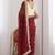 Women's satin silk saree with elegant lace border party wear designer saree