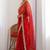 Women's satin silk saree with elegant lace border party wear designer saree