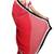Classic red georgette saree with white sequin & velvet border with unstitched blouse