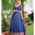 Royal Blue Silk Zari Lehenga with Banarasi Silk Dupatta