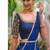 Royal Blue Silk Zari Lehenga with Banarasi Silk Dupatta