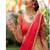 Peach Silk Zari Lehenga with Red Color Banarasi Silk Dupatta