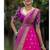 Pink Silk Zari Lehenga with Purple Banarasi Silk Dupatta