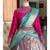 Blue Silk Zari Lehenga with Banarasi Silk Dupatta