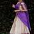 Silk Zari Lehenga with Purple Banarasi Silk Dupatta