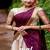 Silk Zari Lehenga with Wine Banarasi Silk Dupatta