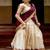 Silk Zari Lehenga with Wine Banarasi Silk Dupatta