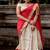 Silk Zari Lehenga with Red Banarasi Silk Dupatta