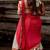 Silk Zari Lehenga with Red Banarasi Silk Dupatta