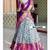 Blue Silk Zari Lehenga with Banarasi Silk Dupatta