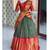 Green Silk Zari Lehenga with Banarasi Silk Dupatta