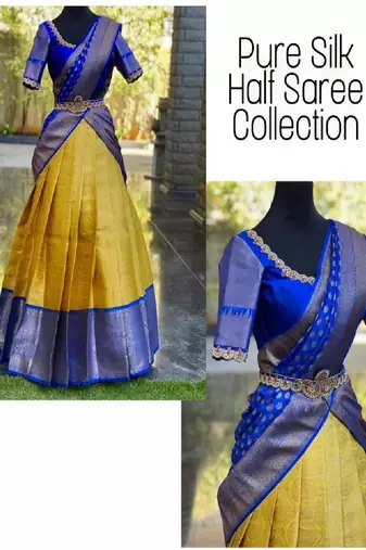 Yellow Silk Zari Lehenga with Banarasi Silk Dupatta