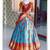 Blue Silk Zari Lehenga with Banarasi Silk Dupatta