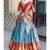 Blue Silk Zari Lehenga with Banarasi Silk Dupatta
