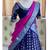Royal Blue Silk Zari Lehenga with Banarasi Silk Dupatta