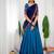 Blue Silk Zari Lehenga with Banarasi Silk Dupatta