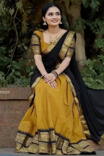 Yellow Silk Zari Lehenga with Banarasi Silk Dupatta