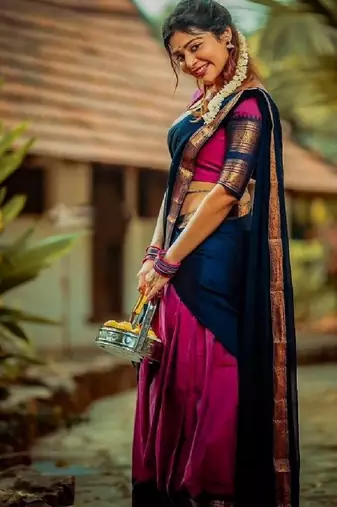 Rani Pink Silk Zari Lehenga with Banarasi Silk Dupatta