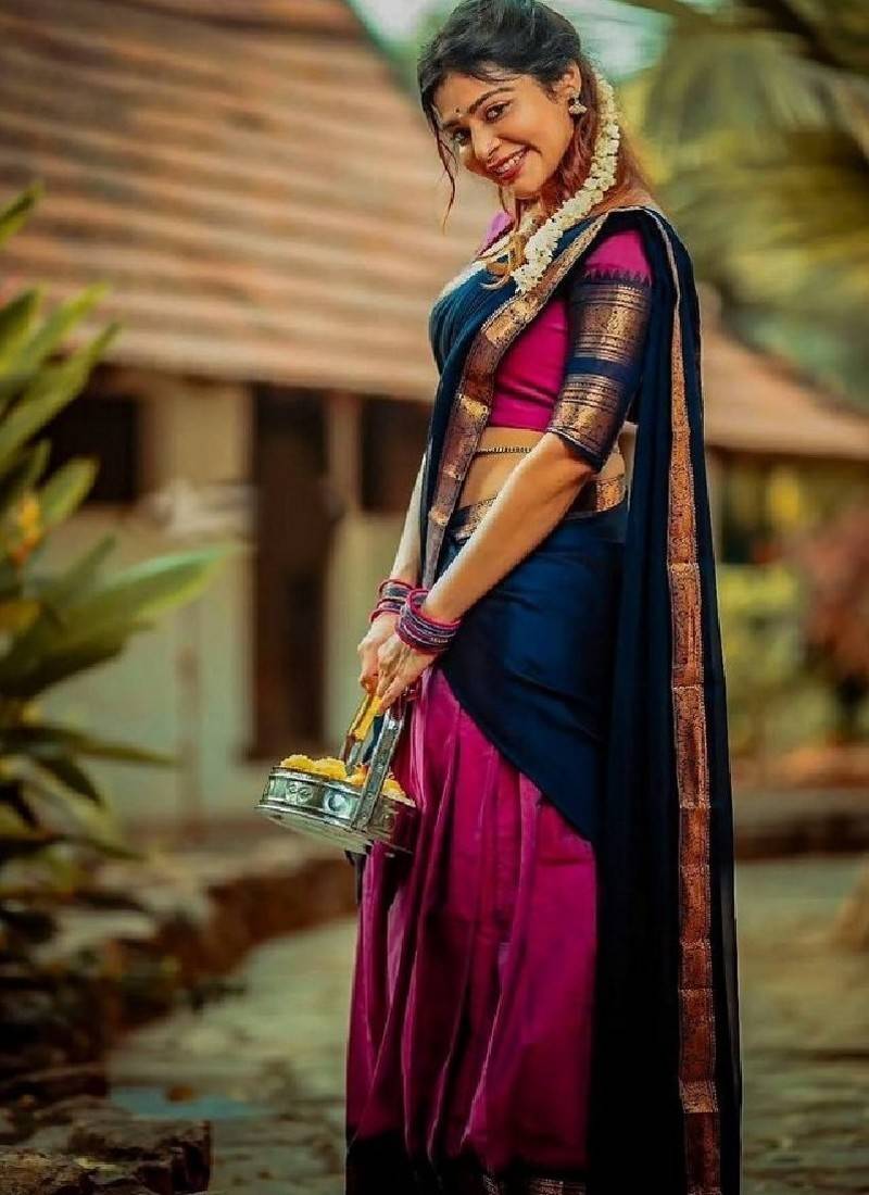 Rani Pink Silk Zari Lehenga with Banarasi Silk Dupatta