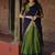 Green Silk Zari Lehenga with Banarasi Silk Dupatta
