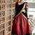 Marron Silk Zari Lehenga with Banarasi Silk Dupatta