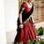 Marron Silk Zari Lehenga with Banarasi Silk Dupatta