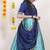 Blue Silk Zari Lehenga with Banarasi Silk Dupatta