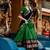 Green Silk Zari Lehenga with Banarasi Silk Dupatta