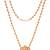 Golden nellikkai mala Medium length with Laxmi pendant temple jewellery one gram gold No.1395