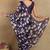 Mirchi fashion women's purple floral printed chiffon saree with unstitched blouse piece
