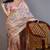 Mirchi fashion women's pink floral printed cotton silk,silk blend saree with unstitched blouse piece